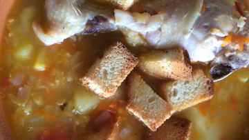 Рецепт Горохового супа с курицей