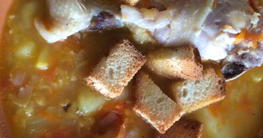 Рецепт Горохового супа с курицей