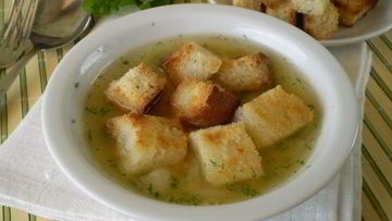 Рецепт Горохового супа с сухариками