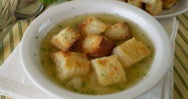 Рецепт Горохового супа с сухариками