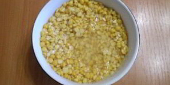 Рецепт горохового супа с сухариками