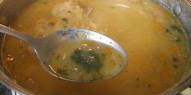 Рецепт горохового супа с цыпленком