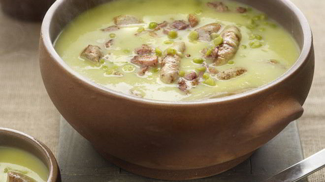 Рецепт горохового супа со свининой