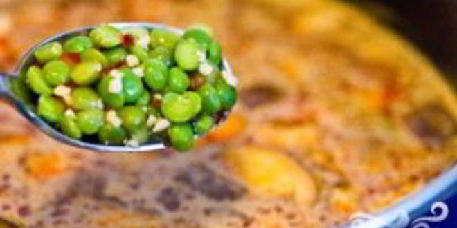 Рецепт пряного горохового супа