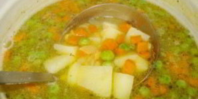 Рецепт супа горохового постного