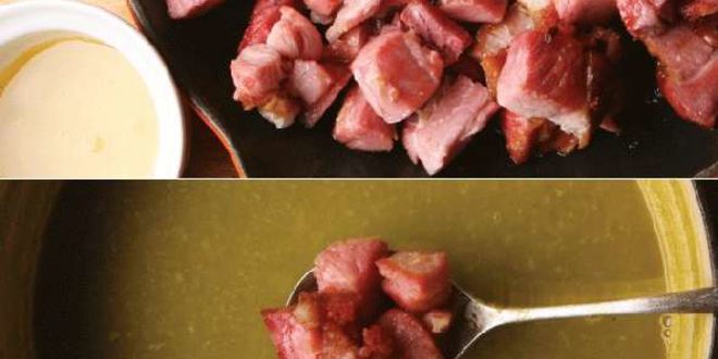 Рецепт супа горохового зеленого