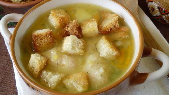 Рецепт вегетарианского горохового супа в мультиварке