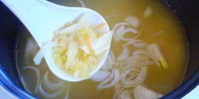 Рецепт вегетарианского горохового супа в мультиварке