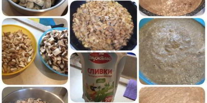 Рецепт грибного крема-супа из шампиньонов