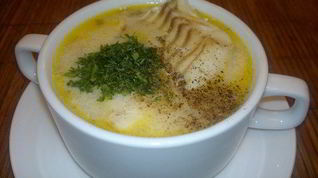 Рецепт Густого рыбного супа с овощами и сливками