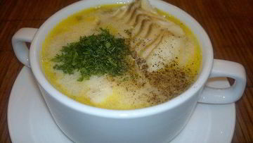 Рецепт Густого рыбного супа с овощами и сливками