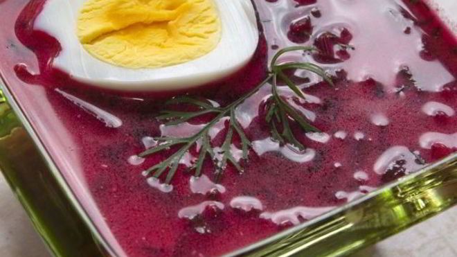 Рецепт белорусского холодника из свеклы на минеральной воде