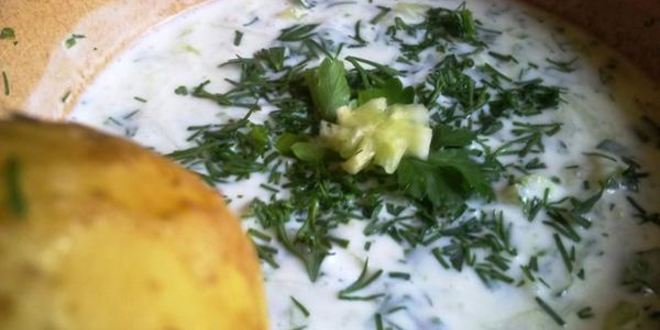 Рецепт холодника из кефира по-белорусски