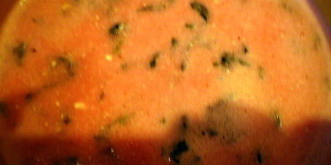 Рецепт холодного арбузного супа с сыром фета