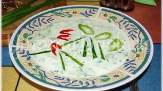 Рецепт Холодного кефирного супа