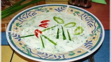 Рецепт Холодного кефирного супа