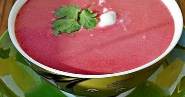 Рецепт Холодного кокосового супа со свеклой
