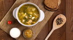 Рецепт Холодного щавелевого супа с картофелем