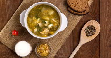 Рецепт Холодного щавелевого супа с картофелем