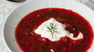 Рецепт Холодного супа из свеклы и сладкого перца
