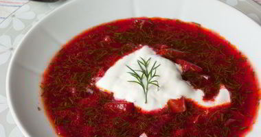 Рецепт Холодного супа из свеклы и сладкого перца