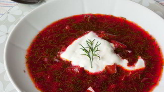 Рецепт холодного супа из свеклы и сладкого перца