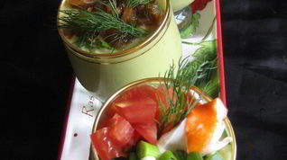 Рецепт Холодного супа-пюре Авокадо и компания