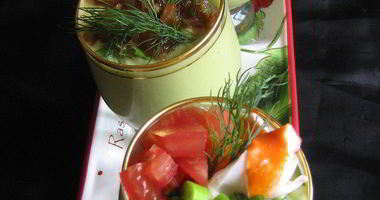 Рецепт Холодного супа-пюре Авокадо и компания