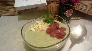 Рецепт Холодного супа-пюре из бруссельской капусты