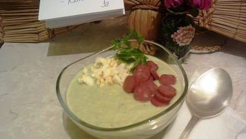 Рецепт Холодного супа-пюре из бруссельской капусты