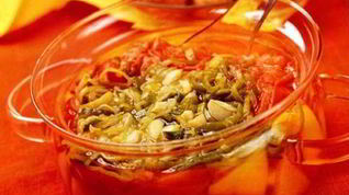 Рецепт Холодного супа с помидорами и грецкими орехами