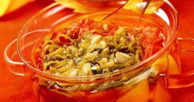 Рецепт Холодного супа с помидорами и грецкими орехами