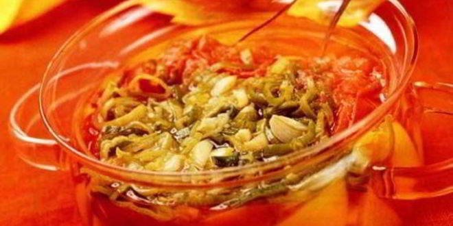 Рецепт Холодного супа с помидорами и грецкими орехами