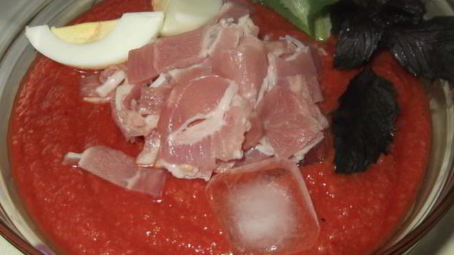 Рецепт холодного супа сальморехо по-испански