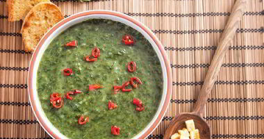 Рецепт Холодного зеленого супа