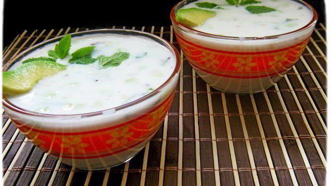 Рецепт таратора с авокадо и мятой