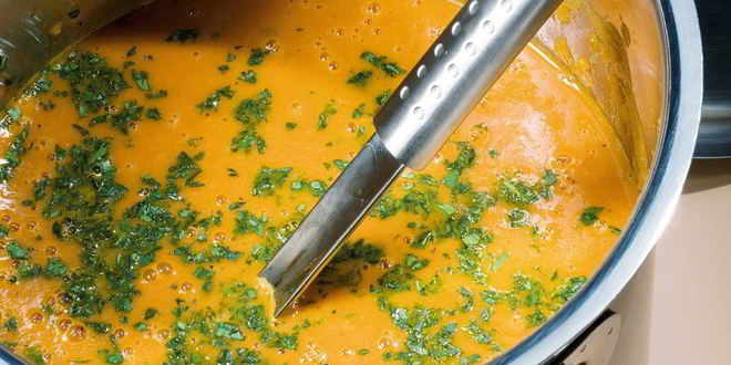 Рецепт Крема-супа из сладкого перца и помидоров