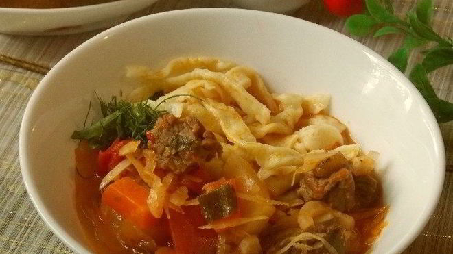 Рецепт лагмана капустного