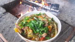 Рецепт Лагмана на костре в казане