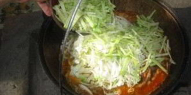 Рецепт лагмана на костре в казане