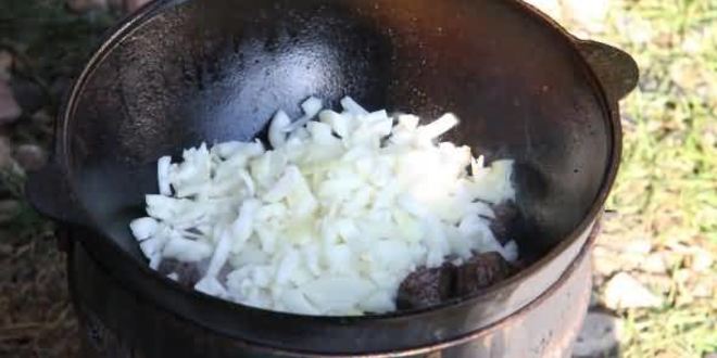 Рецепт лагмана на костре