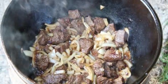 Рецепт лагмана на костре