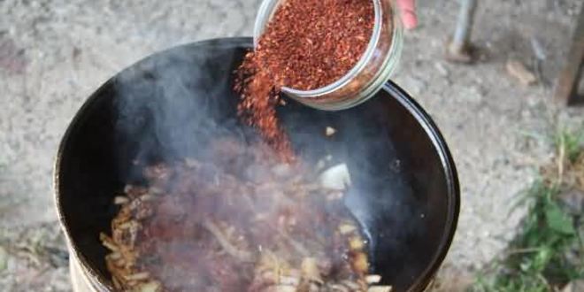 Рецепт лагмана на костре