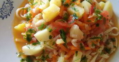 Рецепт Лагмана с фасолью