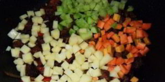 Рецепт лагмана с кабачками