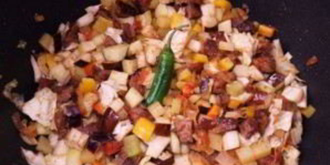 Рецепт лагмана с кабачками