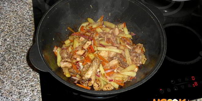 Рецепт лагмана с курицей