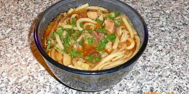 Рецепт лагмана с курицей