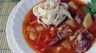 Рецепт Лагмана с овощами