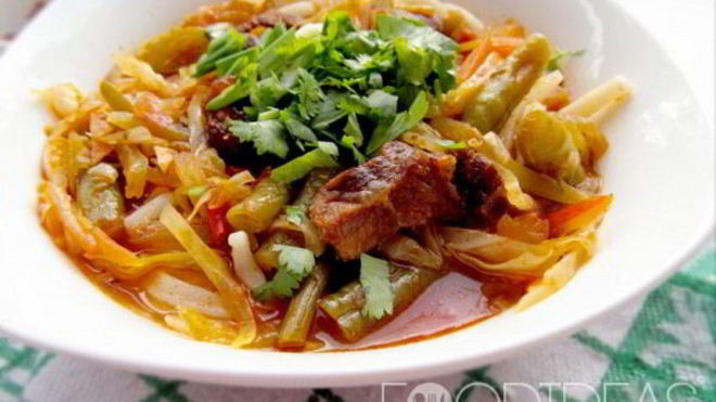 Рецепт лагмана с редькой